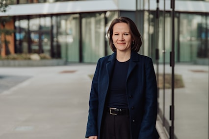 Portrett av Line Victoria Nilsen, direktør data, innsikt og analyse